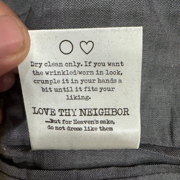 Descendant of Thieves Brown Wool Blend Blazer L Limited 247 Gold Buttons - Picture 13 of 14